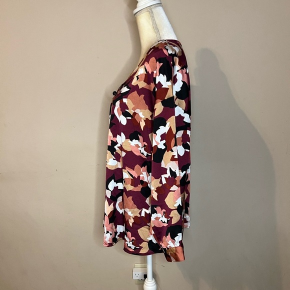 🌻BarIII Floral Print Women's Top - Picture 3 of 8